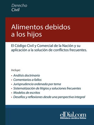 cover image of Alimentos debidos a los hijos